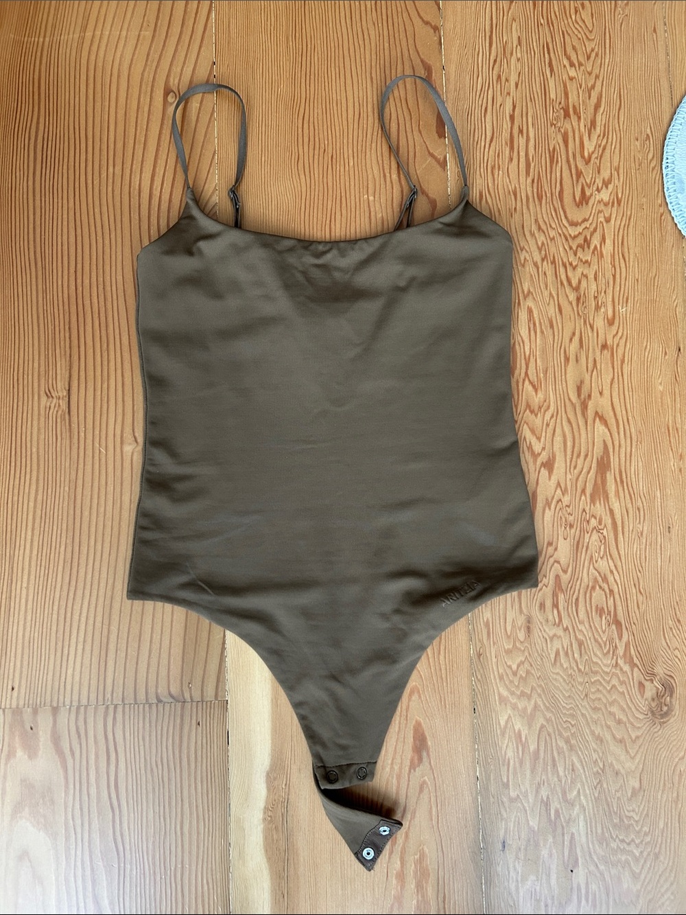 Aritzia contour spaghetti strap bodysuit